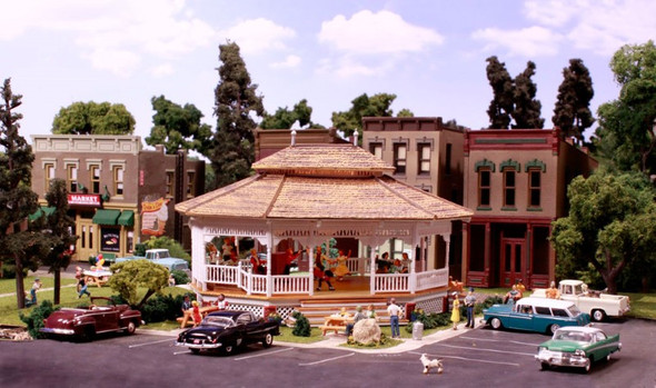 Woodland Scenics Grand Gazebo HO Railroad Train Building BR5035