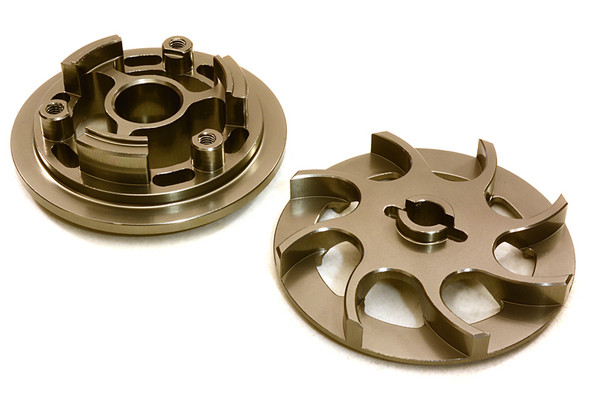 Integy Aluminum Slipper Pressure Plate & Hub : Traxxas X-Maxx 4X4 C27074GREY