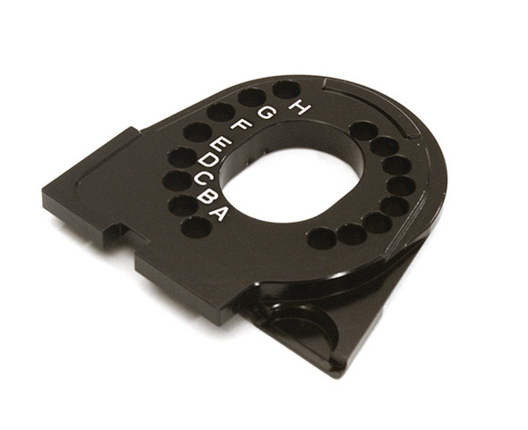 Integy Aluminum Motor Mounting Plate: Traxxas TRX-4 C27982BLACK