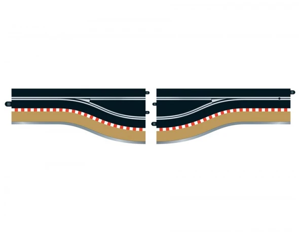 Scalextric C7014 Pit Lane Track (Left Hand) : 1/32 Slot Car Track