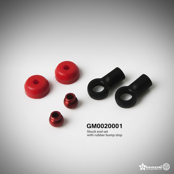 Gmade Shock End Set with Rubber Bump Stop GM0020001