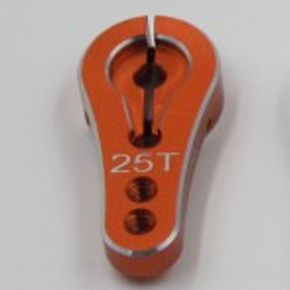 SAMIX SCX-6022F-V2-OR 25T Servo Horn Orange: SCX10-2 / SCX10 / XR10 / Wraith
