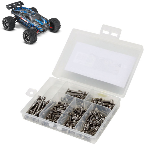 Dynamite DYN7904 Stainless Steel Screw Set Traxxas 1/16 E-Revo