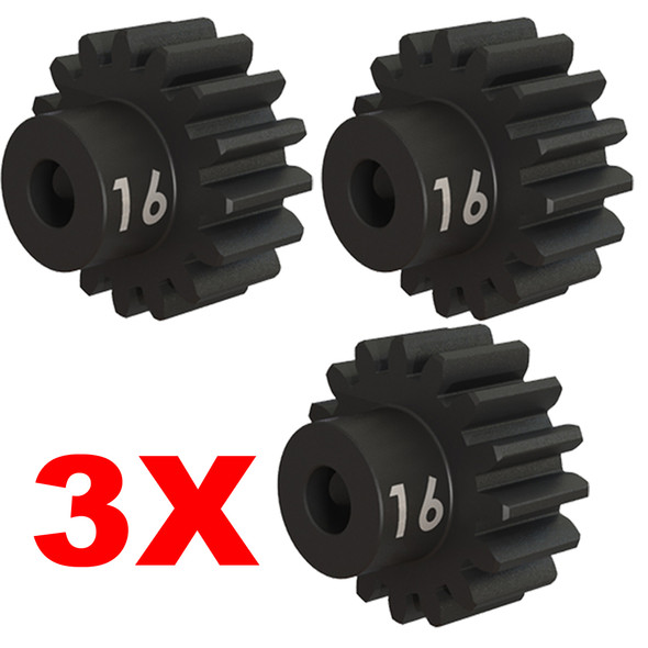 Traxxas 3946X Pinion Gear 16T 32P (3) : E-Maxx / E-Revo / Slash 4x4 Ultimate