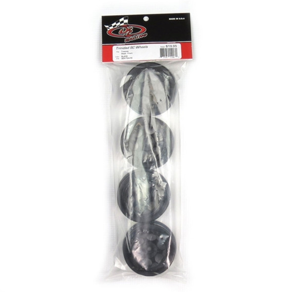 DE Racing DER-TS4-FB Trinidad SC Wheel (4) :Traxxas Slash Front / Black