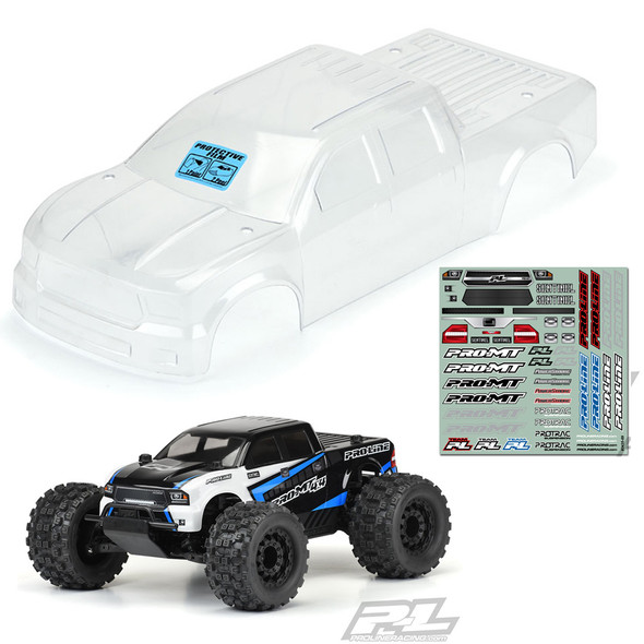 Pro-Line 3435-17 Pre-Cut Sentinel Clear Body : Pro-Line PRO-MT 4x4