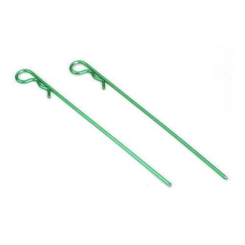 Dynamite Anodized Body Clip 80mm Green 2pcs DYN5530