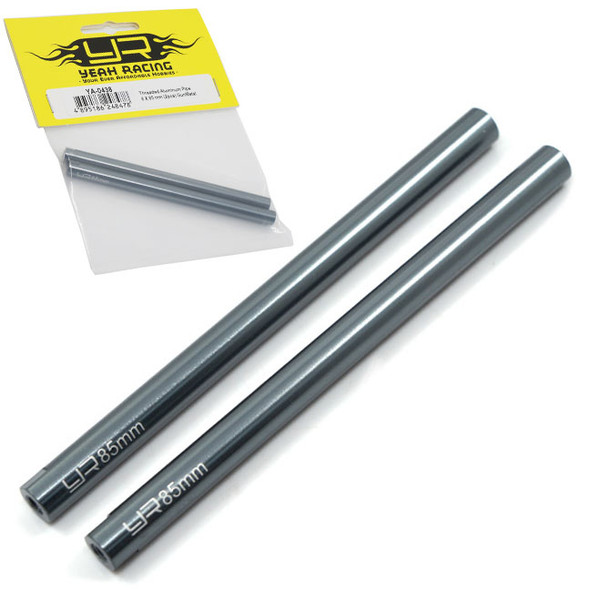 Yeah Racing YA-0438 1/10 Crawler Threaded Aluminum Link Pipe 6x85mm GunMetal