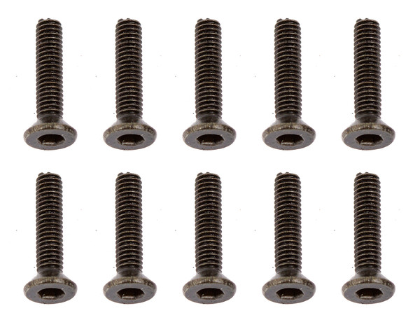 Associated 41076 Screws, M2.5x12mm FHCS (10) : CR12