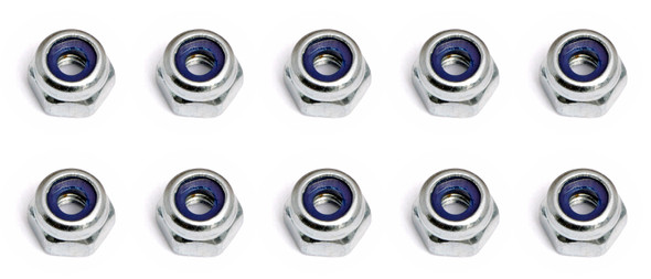 Associated 89215 Locknuts, Shock Piston (10) : CR12 / RC8B3 Series