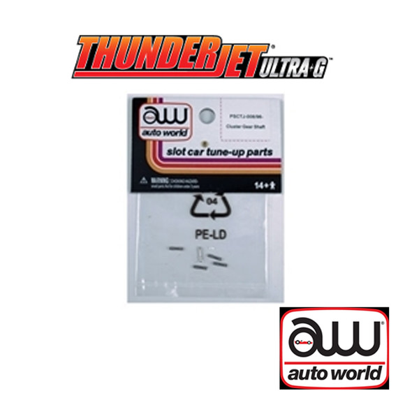 Auto World Thunderjet Cluster Shaft 6 Pack : 1:64 / HO Scale Slot Car