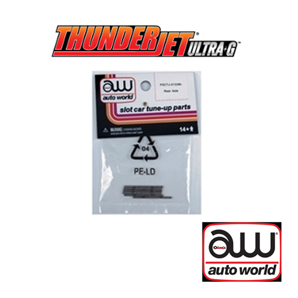 Auto World Thunderjet Rear Axle 6 Pack : 1:64 / HO Scale Slot Car