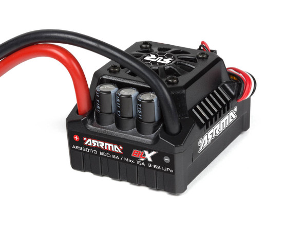 ARRMA AR390173 BLX200 1/8 Monster Truck 6S 150A Brushless Waterproof ESC Nero