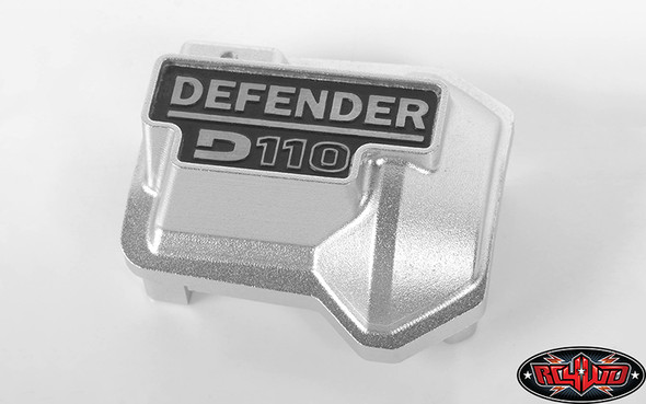 RC4WD Defender D110 Diff Cover Silver : Traxxas TRX-4 VVV-C0478