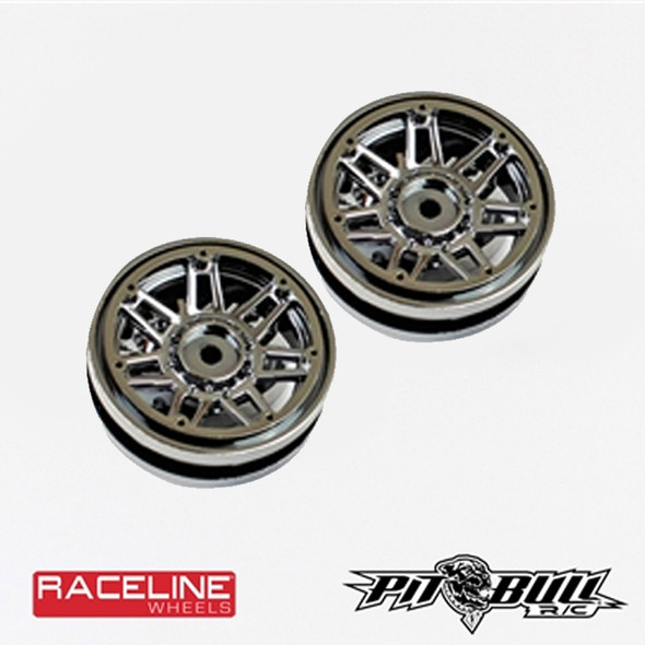 PITBULL 1.9 Raceline GunMetal Glue-On Wheels #931 Injector PBW19931G