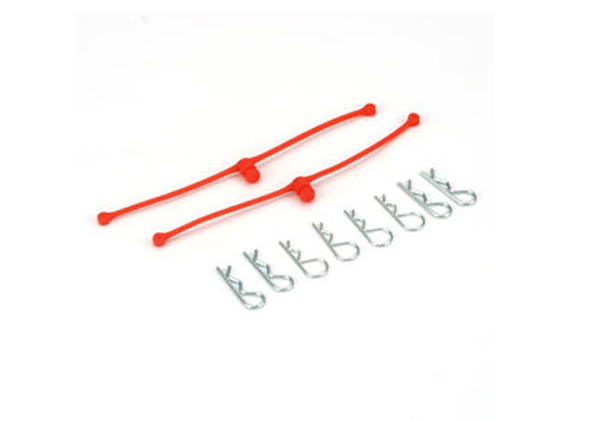 Dubro Body Klip Retainers Orange 2pcs 2252