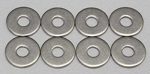 Dubro 3109 Stainless Steel Flat Washer #4 (8)