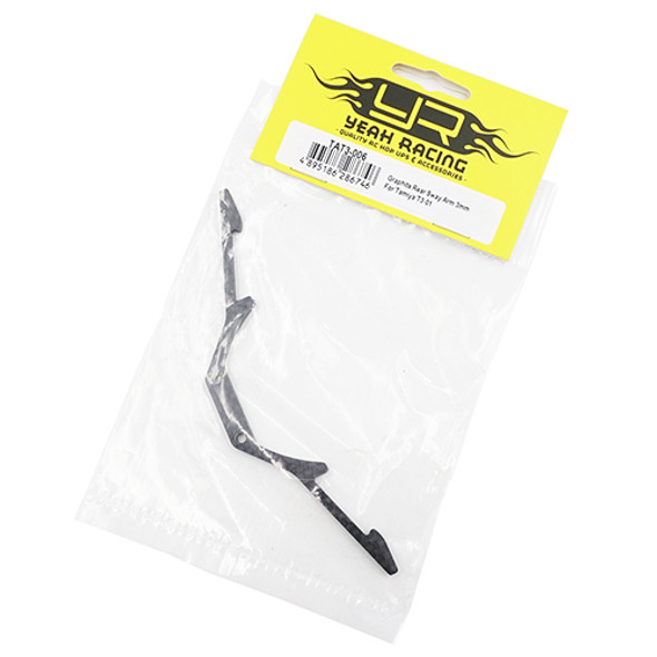 Yeah Racing TAT3-006 Graphite Rear Sway Arm 3mm For Tamiya T3-01