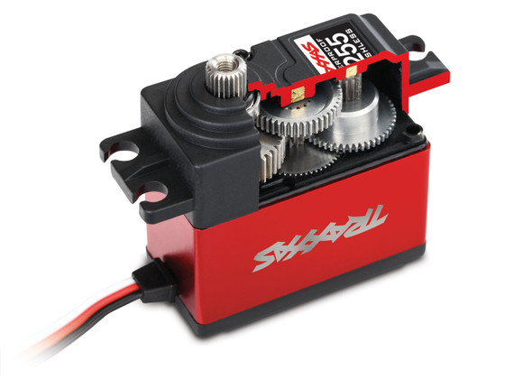 Traxxas 2255 Digital High-Torque 400 Waterproof Brushless Metal Gear Servo Red