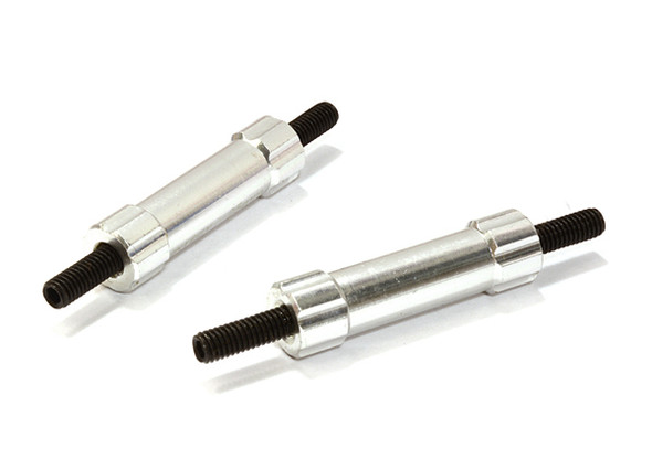 Integy 20mm Aluminum Linkages (2) M3 Threaded :1/10 Crawler C26677SILVER
