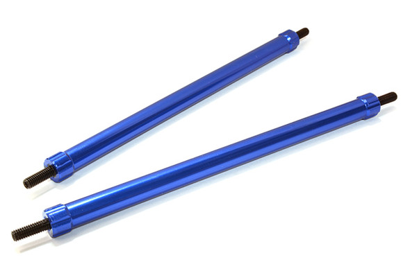 Integy 120mm Aluminum Linkages (2) M3 Threaded :1/10 Crawler C26692BLUE