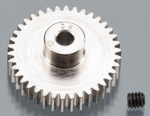 Robinson Racing 1038 Pinion Gear Hard Nickel 48P 38T 1/8" (3mm) Bore RRP