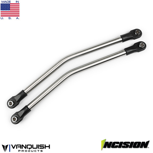 Incision IRC00051 Rear Upper Suspension Link Kit 1/4" Stainless Steel Axial Yeti