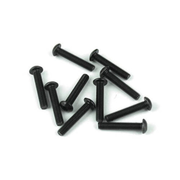 Tekno RC TKR1407 M3x16mm Button Head Screws Black (10pcs)