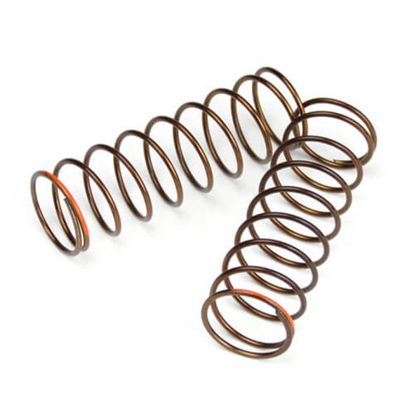 Tekno RC TKR7246 Shock Spring Set Rear, 1.3×9.375, 3.01lb/in, 63mm Orange