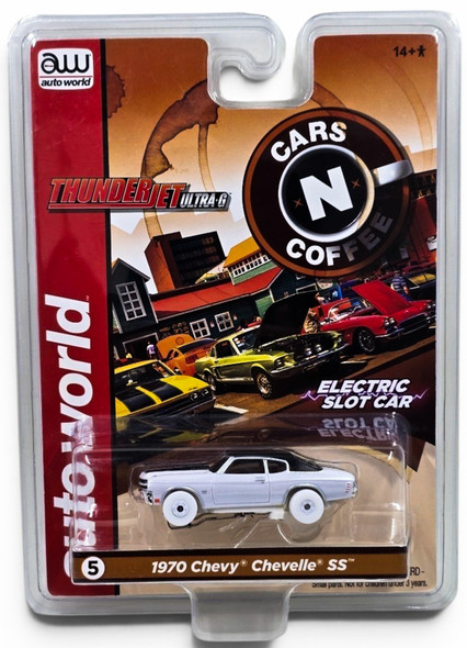 Auto World Thunderjet R23 1970 Chevrolet Chevelle SS iWheels : 1:64 HO Slot Car