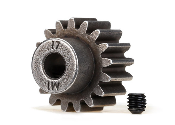 Traxxas 6490X Pinion Gear 17-T 1.0 Metric Pitch Fits 5mm Shaft :E-Revo VXL / X-Maxx