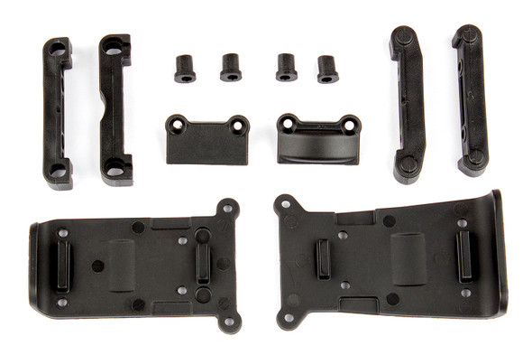 Associated 21501 1:14 Skid Plates & Arm Mounts Set : Reflex 14B / Reflex 14T