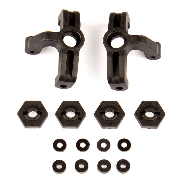 Associated 21508 1:14 Steering Blocks and Wheel Hexes Set : Reflex 14B / Reflex 14T