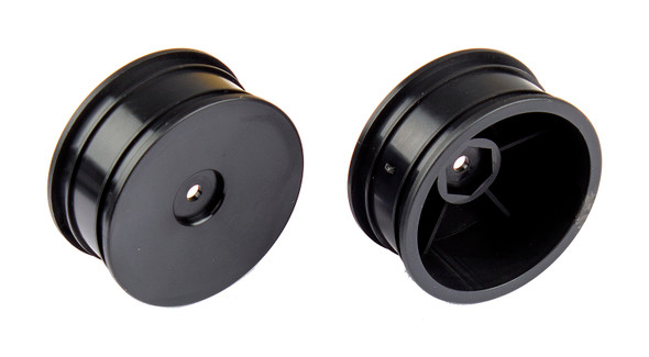 Associated 21549 1:14 Narrow Wheels Black : Reflex 14B