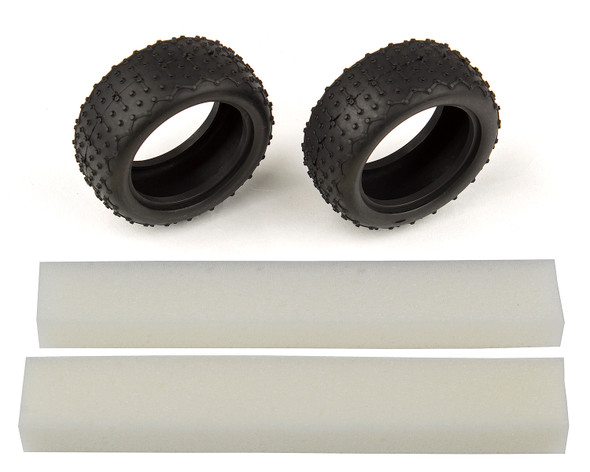 Associated 21550 1:14 Wide Mini Pin Tires w/ Inserts : Reflex 14B / Reflex 14T