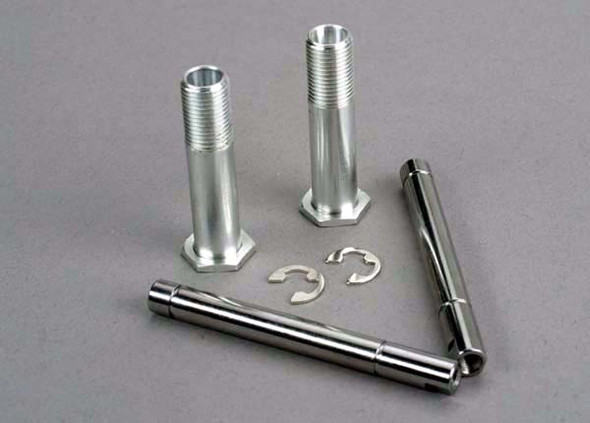 Traxxas 6050 Bellcrank Shafts (2) / E-clips (4)