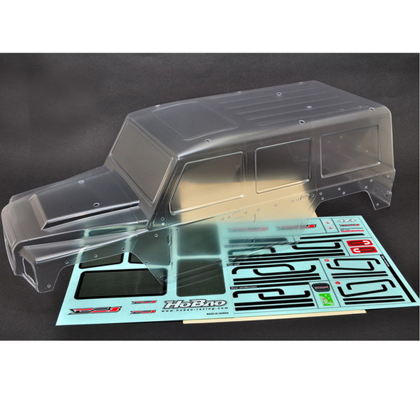 HoBao 230049 1/10 Clear Body w/ Decals : DC-1