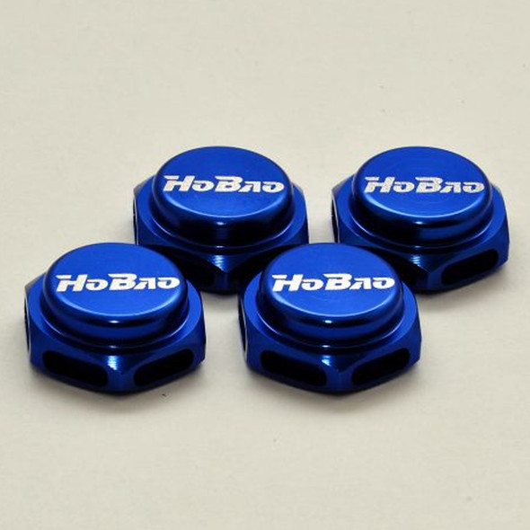 HoBao 87230BU Cap Wheel Nut 17mm Blue (4Pcs)