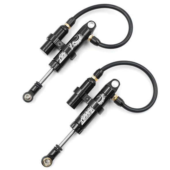 Yeah Racing 90mm Desert Lizard Piggyback Internal Spring Damper Shocks (2) Black