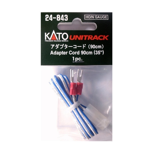 Kato 24-843 Terminal Adapter Cord, 35" (1) : HO / N Scale