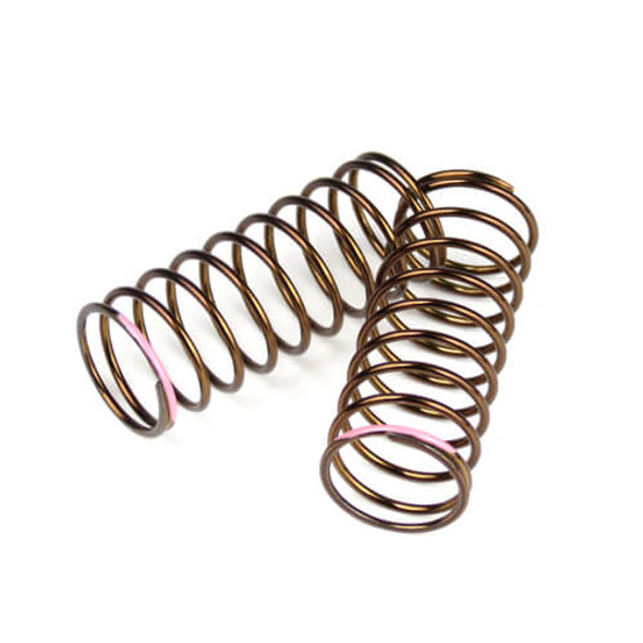 Tekno RC TKR7233 Front Shock Spring Set 1.4×10.125 / 3.61lb/in / 50mm Pink