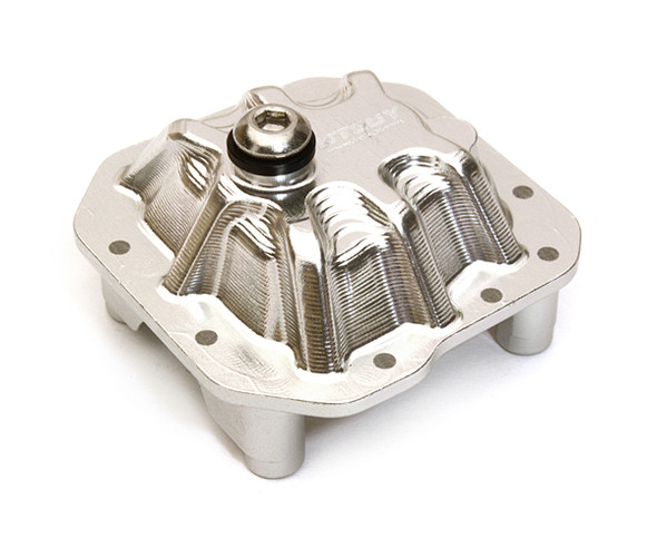 Integy Aluminum Alloy Differential Cover: Axial 1/10 SCX10 II C27141SILVER