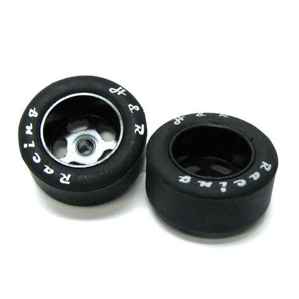 H&R Racing HR1305 27 x 12mm Rubber Tire w/ Wheel 1/8 Axle (2) 1:24 Slot Car H&R Racing HR1305 27 x 12mm Rubber Tire w/ Wheel 1/8 Axle (2) 1:24 Slot Car
