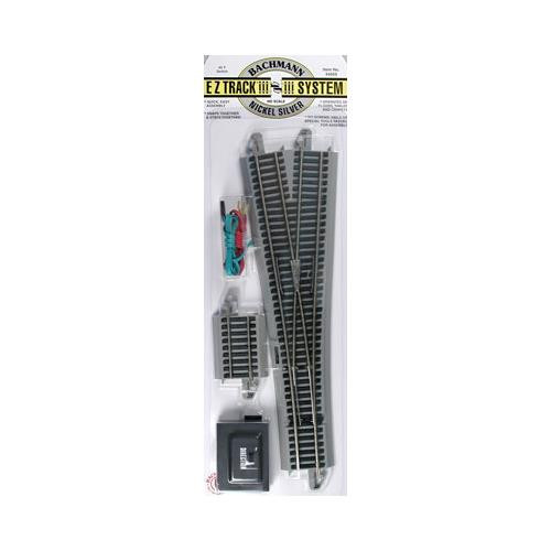 Bachmann E-Z Track #5 Switch Left-Hand Nikel / Silver HO 44565