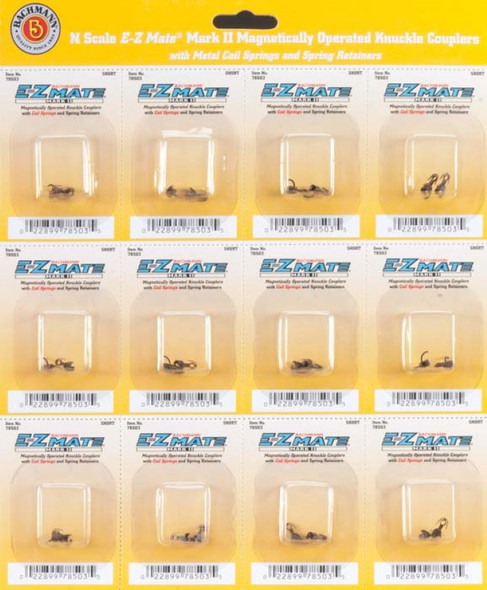 Bachmann Magnetic Oper EZ Mate MK II Cplrs Short (12 pairs) N 78503