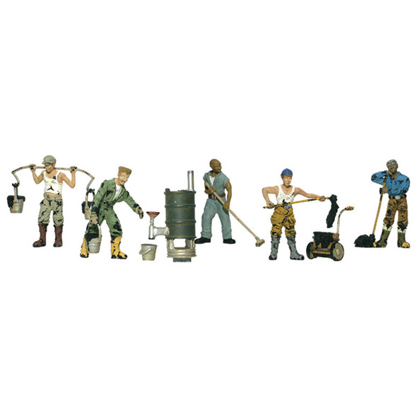 Woodland Scenics A1828 Roofers HO Scale Figures