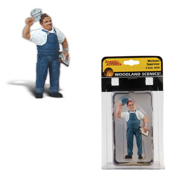 Woodland Scenics A2525 Sam Supervisor Train Figures - G Scale