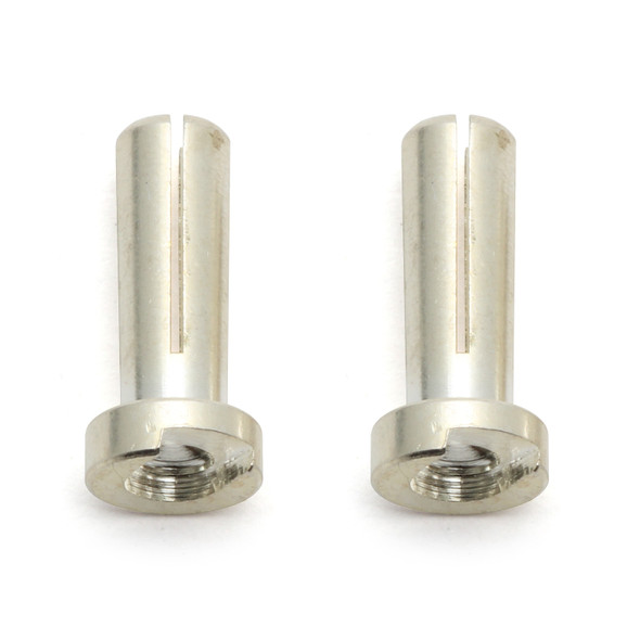 Associated 643 Low-Profile Bullet Connectors, 4x14 mm (2 Pcs)