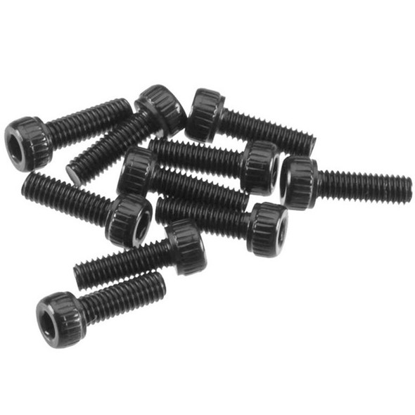 Axial AXA0023 Cap Head Screws 2.6x8mm Black (10) : SCX10 II / Yeti