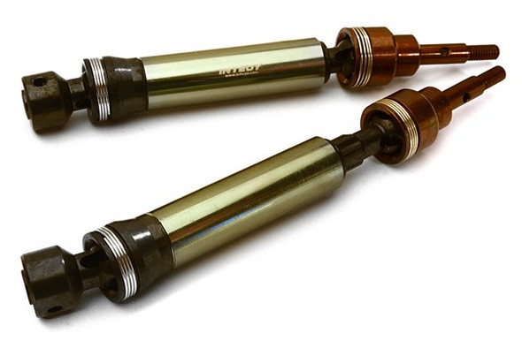 Integy Dual Joint Telescopic Front Drive Shafts : 4X4 Stampede & Slash C28219GUN